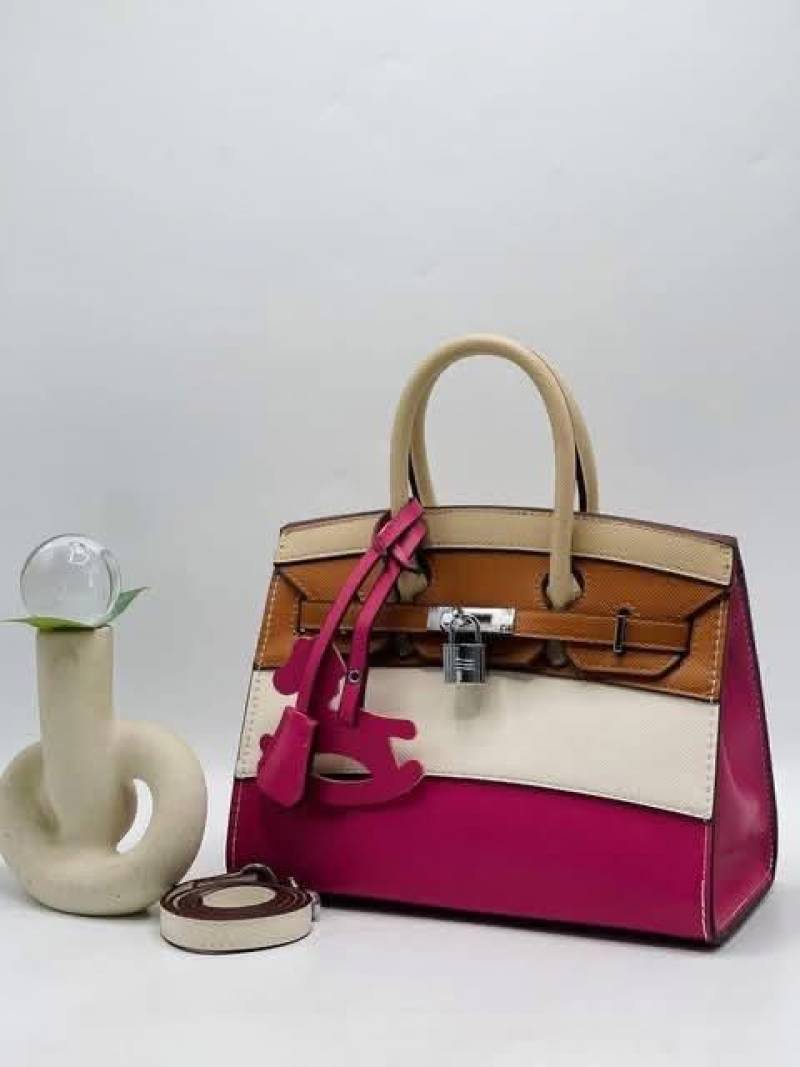 Herm.s Birkin 25 Sellier Sunrise Rainbow handbag