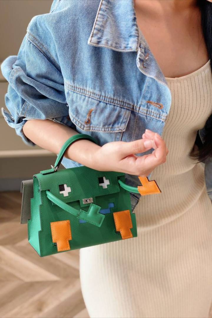 Hermes Kelly Doll Picto 25 Handbag