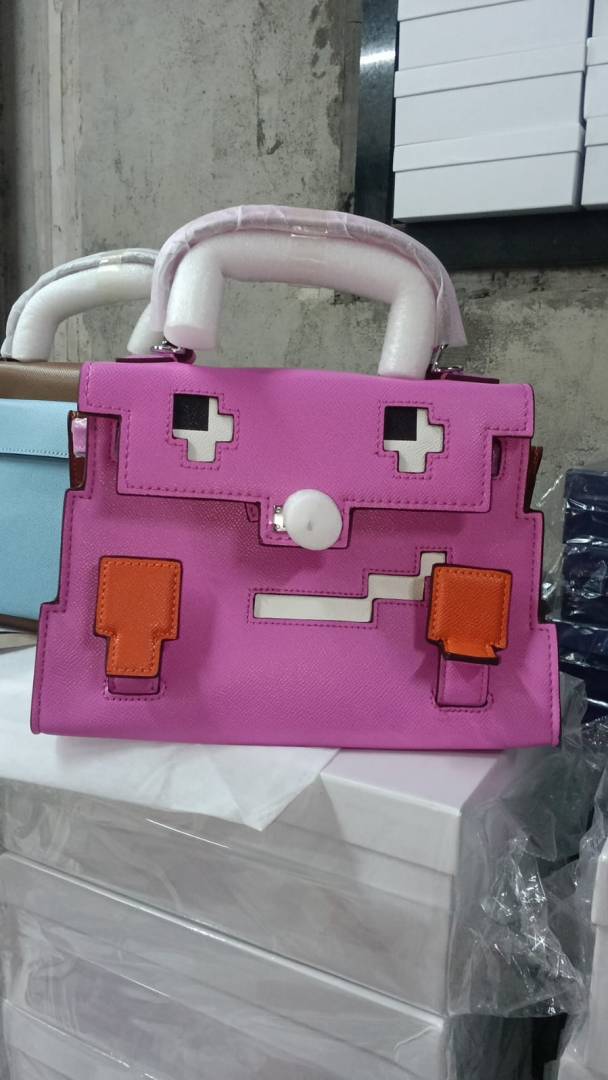 Hermes Kelly Doll Picto 25 Handbag. 3020 Plum