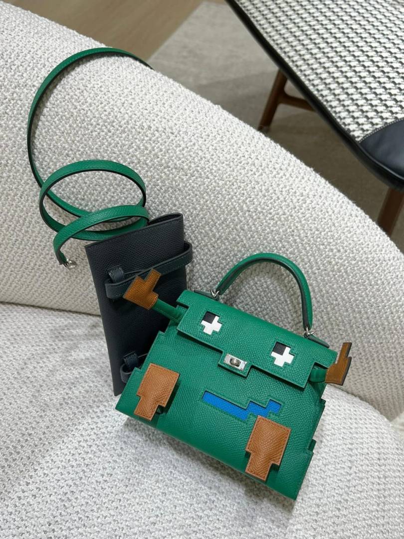 Hermes Kelly Doll Picto 25 Handbag