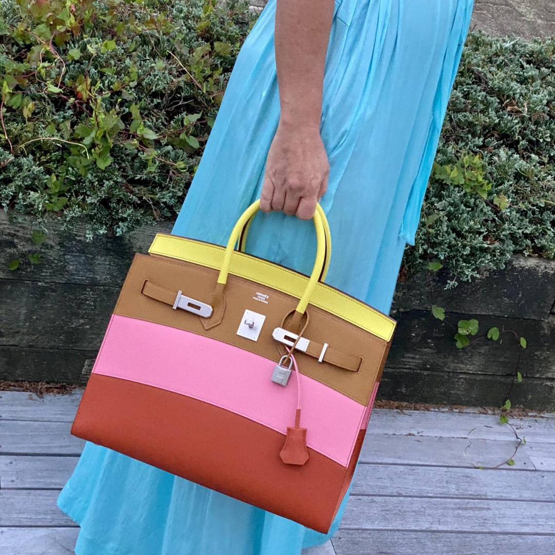 Hermes Birkin Sellier Sunrise Rainbow Epsom (2099)