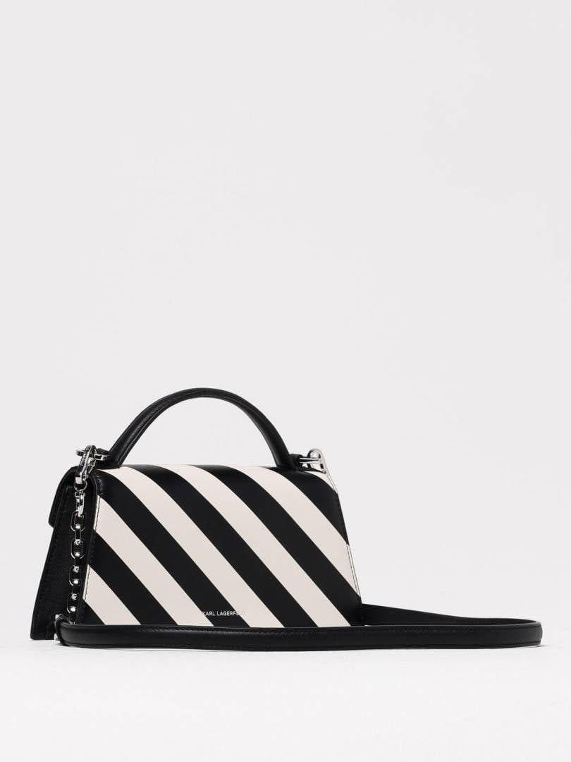 Karl Lagerfeld Signature Slim Leather CrossBody Bag