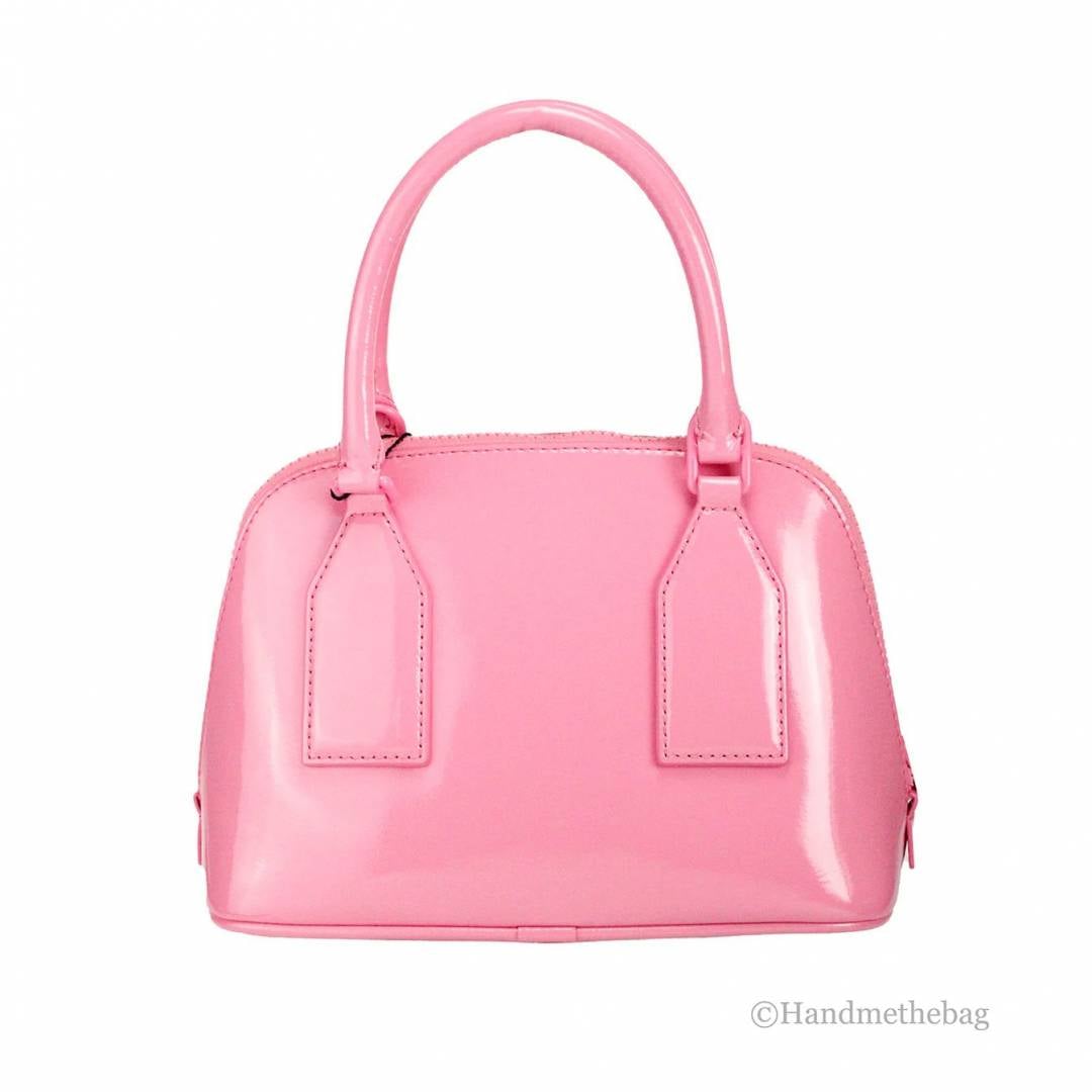 Marc Jacobs Small Citronelle Patent Leather Dome Satchel Crossbody Bag