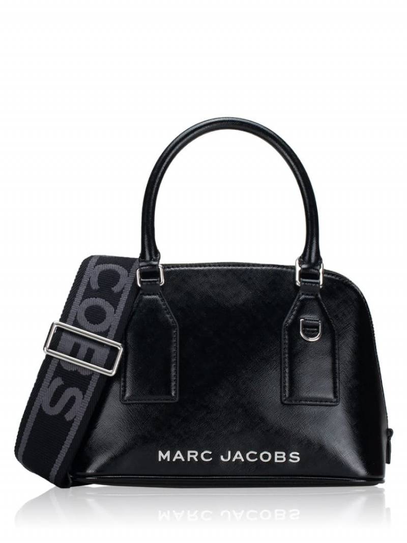 Marc Jacobs Small Citronelle Patent Leather Dome Satchel Crossbody Bag