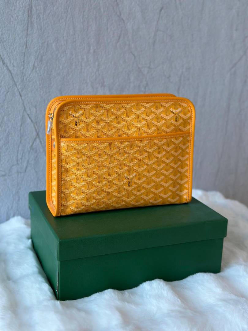 Goyard Jouvence PM Toiletry Bag Yellow