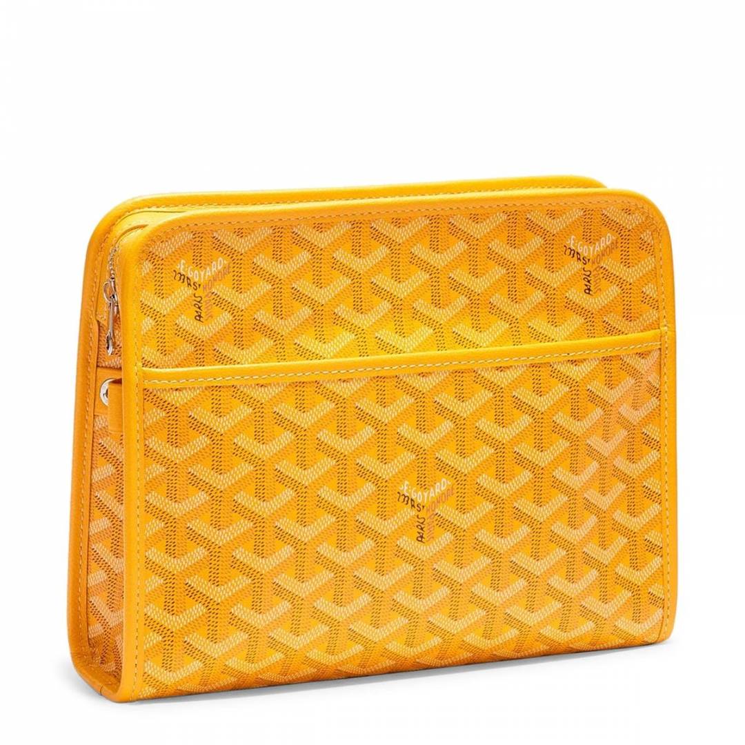 Goyard Jouvence PM Toiletry Bag Yellow