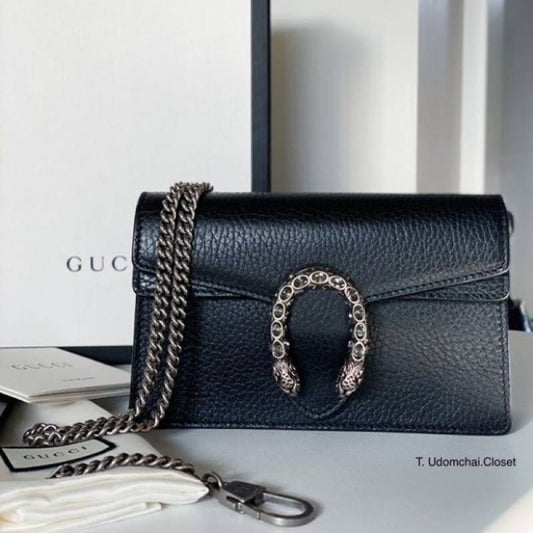 Gucci_Dionysus_Mini_Black_Heavy_Leather_Quality_With_Og_Box