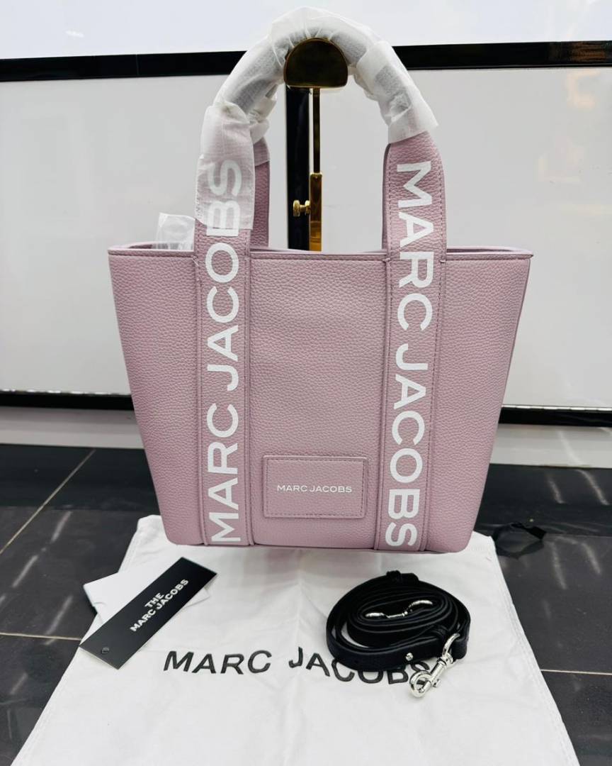 Marc Jacobs Small Pebble Leather Tote with Detachable Crossbody Strap