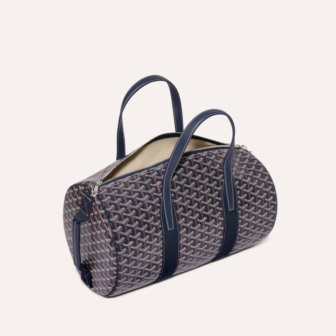 Goyard Barrel 40 Sports Bag Goyardine Blue
