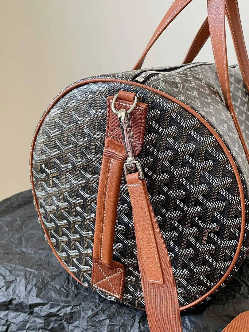 Goyard Barrel 40 Sports Bag Goyardine Tri Colour