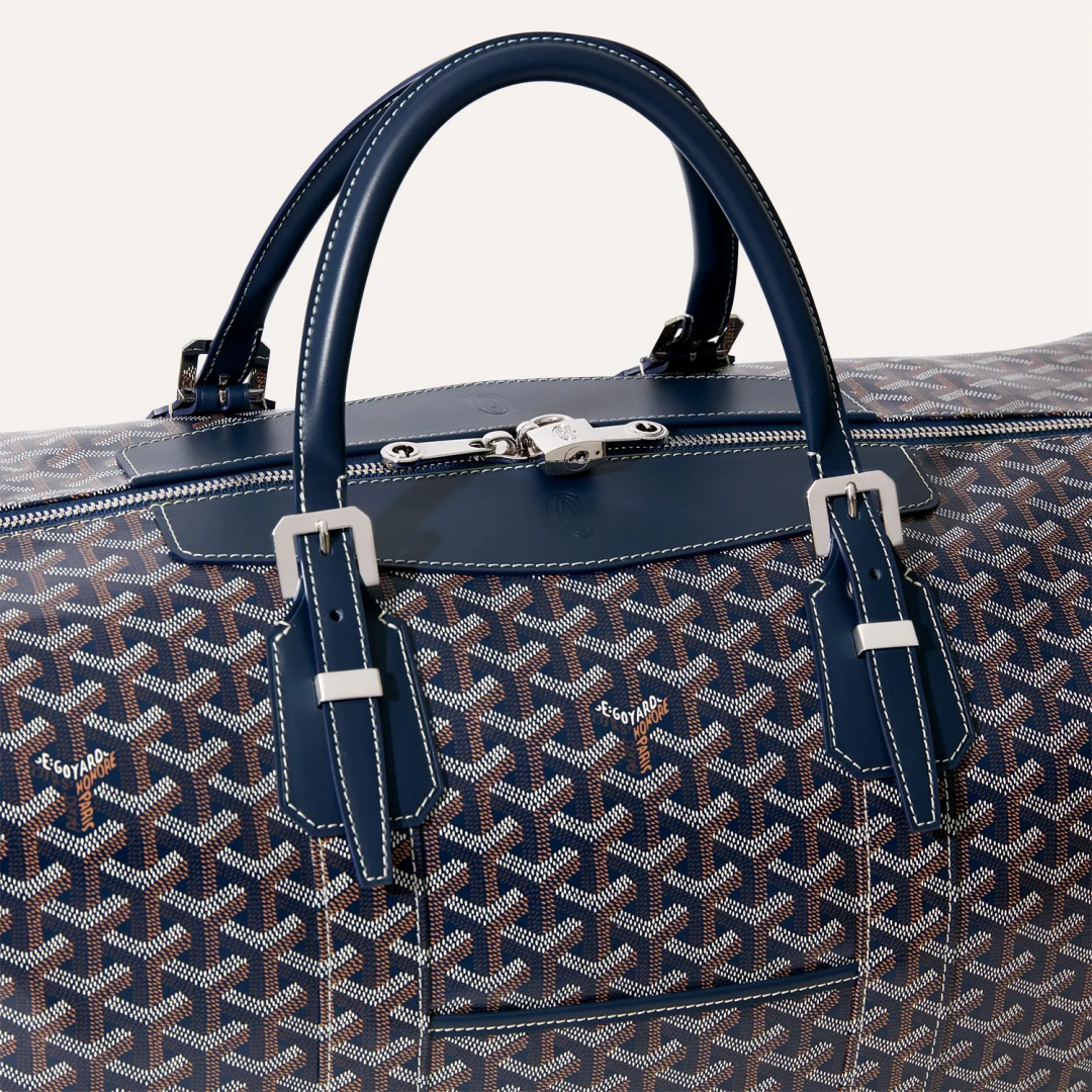 Goyard duflle navy blue