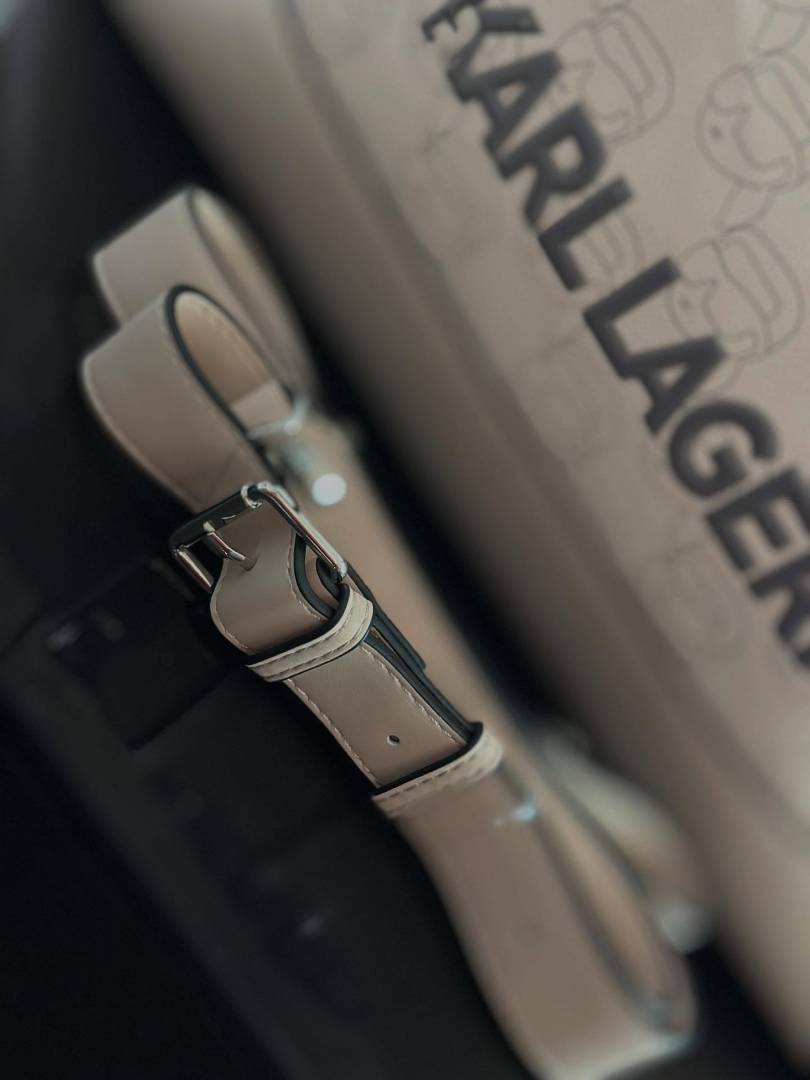 Karl Lagerfeld KIkonik 2.0 Logo Large Tote bag beige