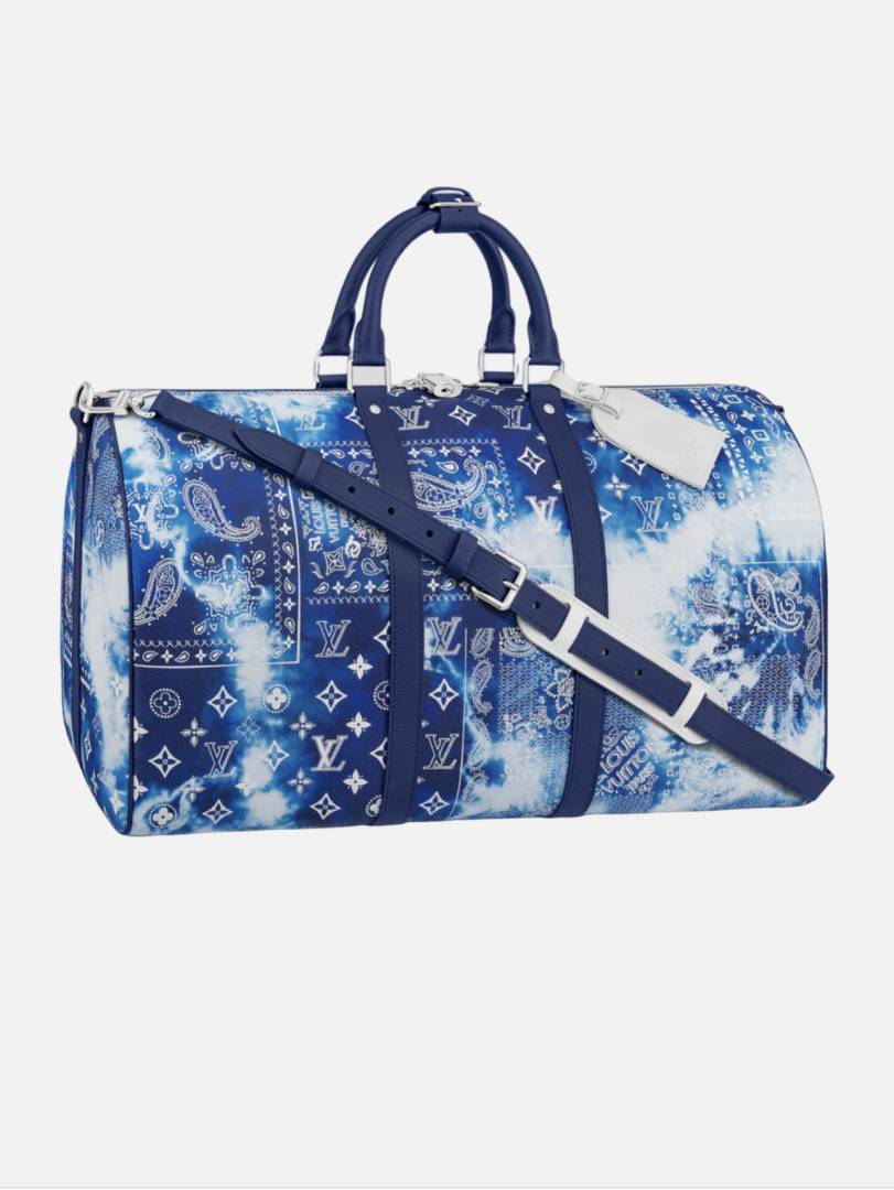 Vuitton Keepall Bandouliere 50 Monogram Bandana Logo Weekend Travel Bag