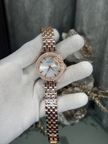 Gucc i Copper White Premium Ladies watch