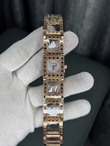 Dio r Copper White Bracelet Premium Ladies Watch