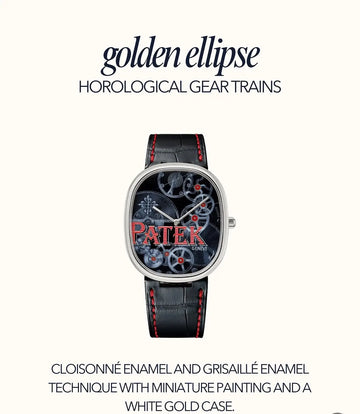 Patek Phillippe Golden Ellipse Horological Gear Trains Premium Watch
