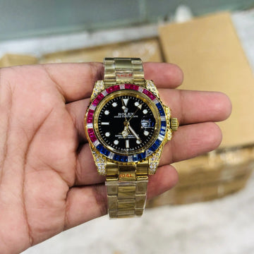 Rolex Gmt Master || Diamond Bazel