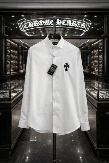 Chrome Hearts white Logo Work Premium Shirt