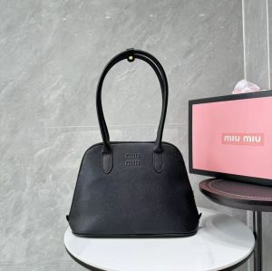 Miu Miu Embossed-Logo Medium Tote Bag With Dust Bag (3005 Black) Sale