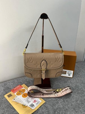 Louis_Vuitton_Lv_Diane Monogram Empreinte Leather With OG Box & Dust Bag (Brown M46583)