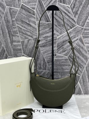 Polene Numero Green Dix Crossbody Bag With OG Box & Dust Bag 368 Green