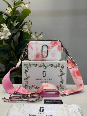Marc Jacobs The Snap Shot Camera Sling Bag WhiteBlueRed With Dust Bag & OG Box (996 Choi Hung)