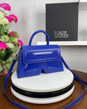 Karl Lagerfeld Royal Blue K Icon Premium Sling With Original Box Packing KA669 Royal Blue