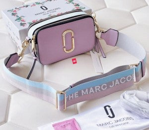 Marc Jacobs The SnapShot Camera Sling Bag With Dust Bag & OG Box (996 Purple)