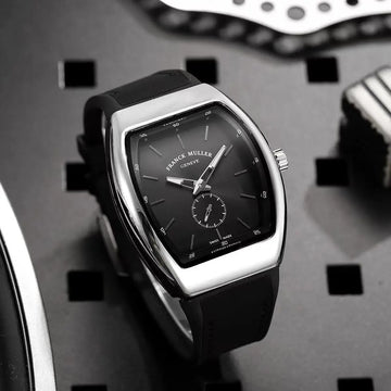 Frank  Muller Vanguard Silver Black Premium Watch