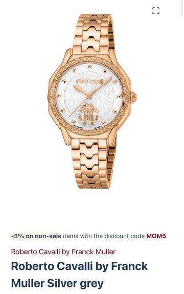 Roberto Cavalli by FranckMuller Silver grey