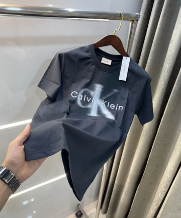 Calvin Klein Dark Grey Logo Work Premium T-Shirt