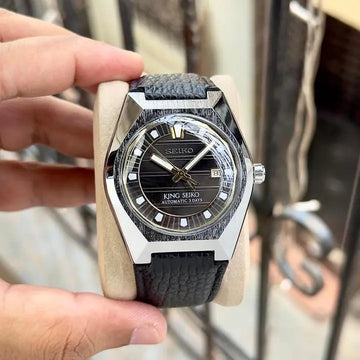 Seiko King Silver Black