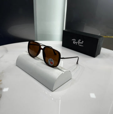 RayBan All Brown Metal Premium Shades 6523