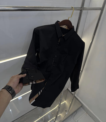 Burberr y Black Imported Premium Shirt