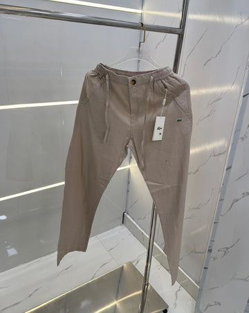 Lacost e Beige Premium Linen Trouser