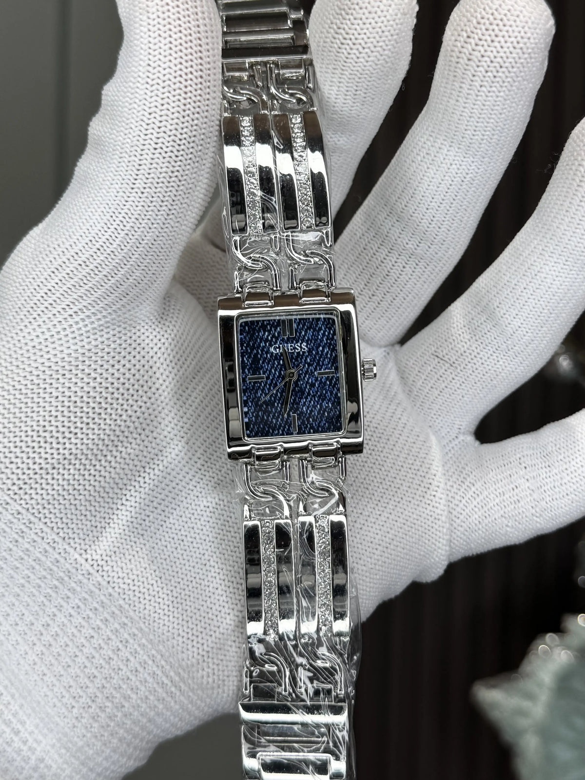 Gues s Denim Blue Dial premium Ladies Watch