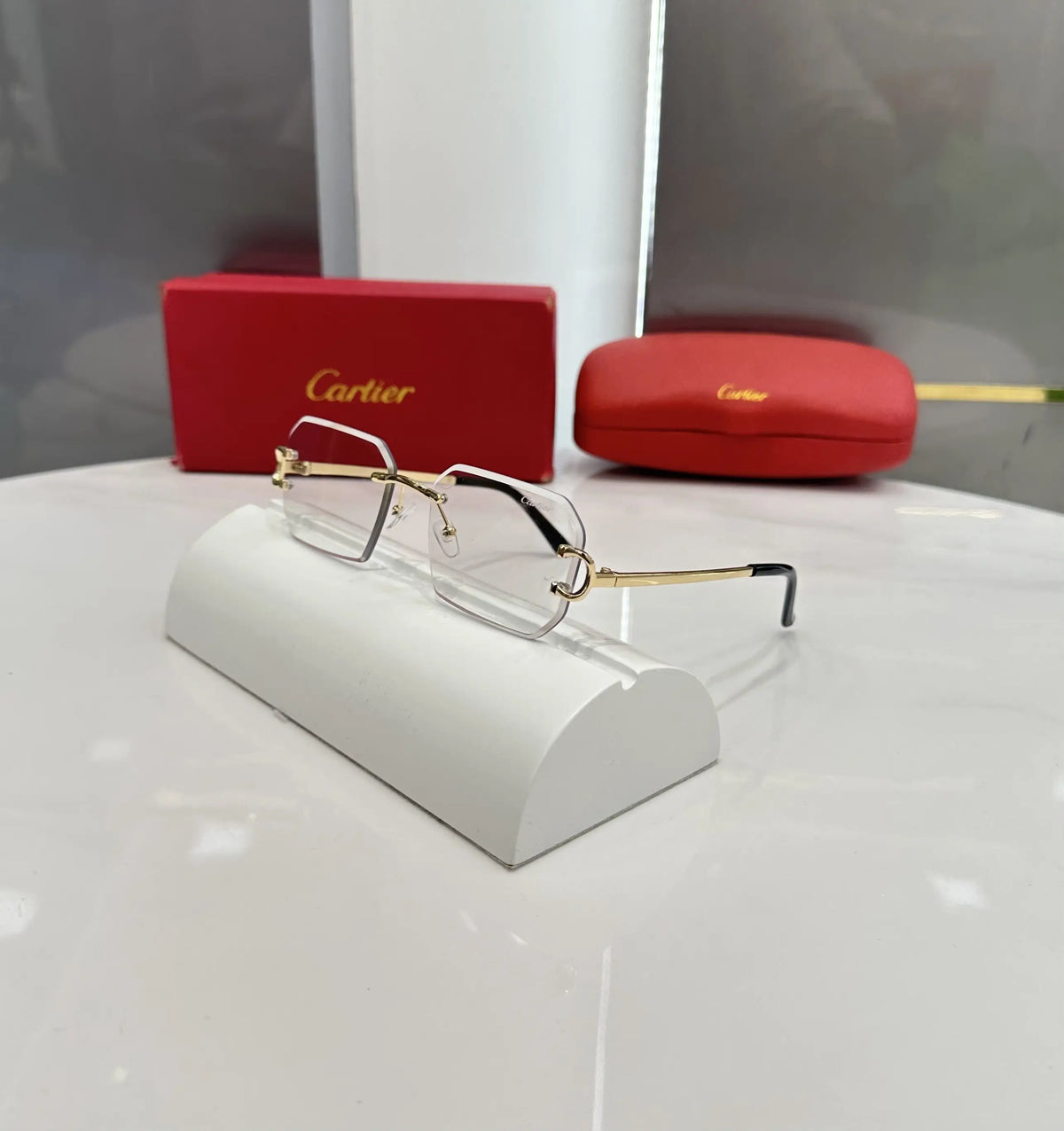 Cartie r Gold Metal Premium Glassee 2590