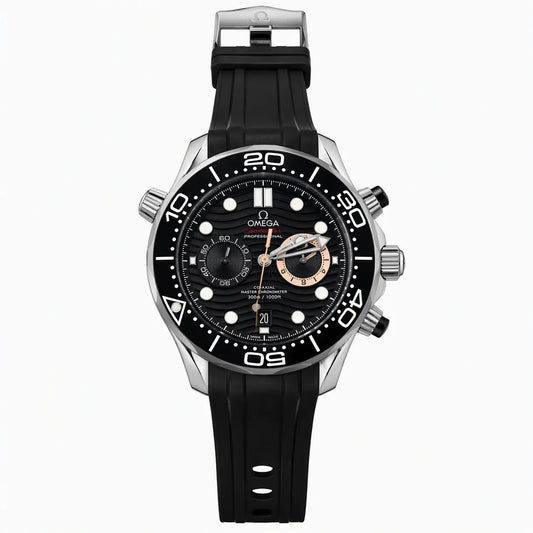 Omeg_a Seamaster Chronograph Automatic Rubber Strap