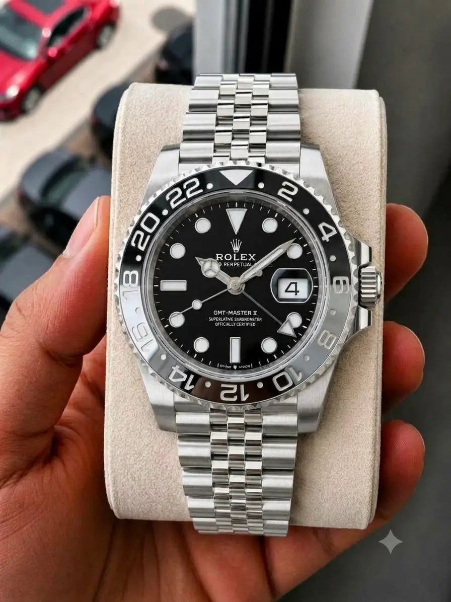 Rolex GMT2 Silver 