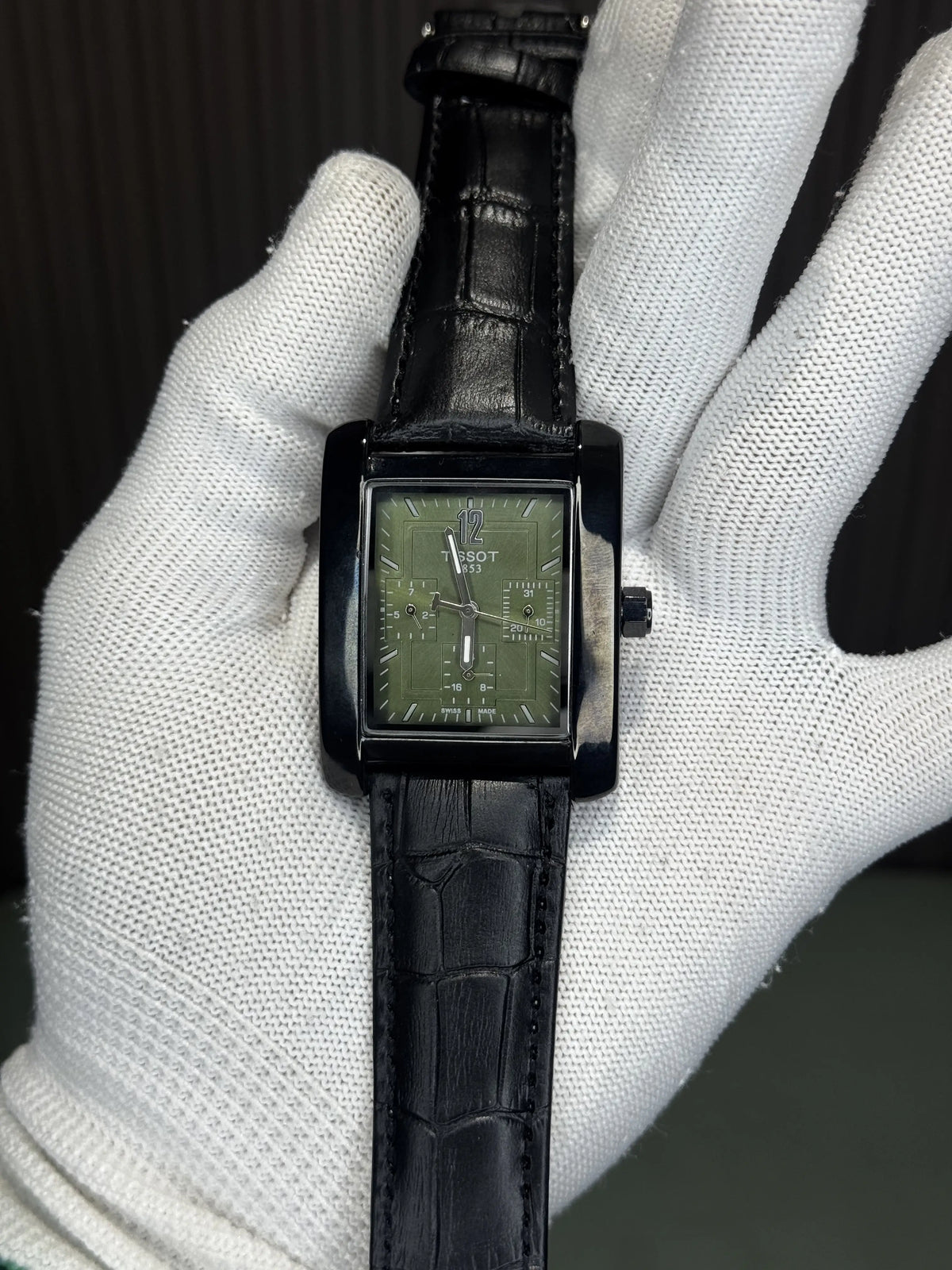 Tisso t T Trend Black Green Premium Chronograph Watch