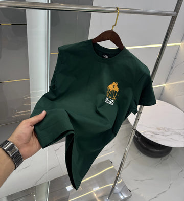 The North Face Green Logo Print Premium T-Shirt
