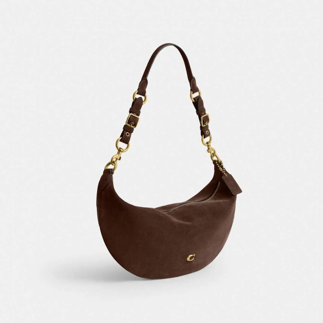 Coatch Paige Sling Bag in Suede High End Quality With Original Box